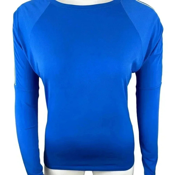 Michael Kors Royal blue top with zippers on the sleeves size medium - Picture 3 of 9